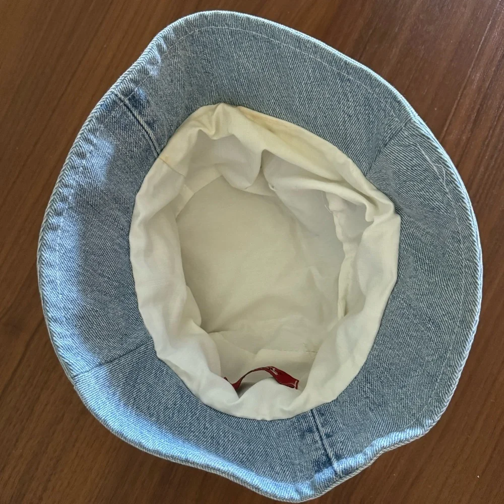 Vintage Lev’s 501 denim up-cycled bucket hat